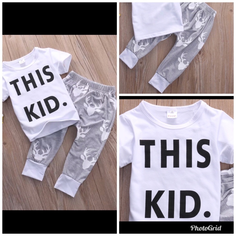 💪 “This Kid” Shirt and Pants Set